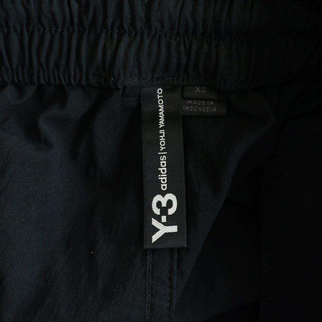 Y-3(ワイスリー) ジップアップ ナイロン カーゴパンツ ブラック DY7319