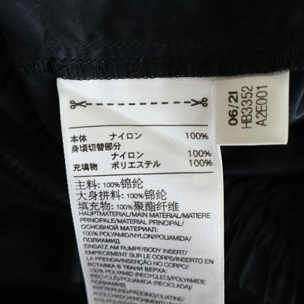 Y-3(ワイスリー) ロゴエンブロイダリー サイドジップナイロンスカートレイヤードパンツ ブラック HB3352