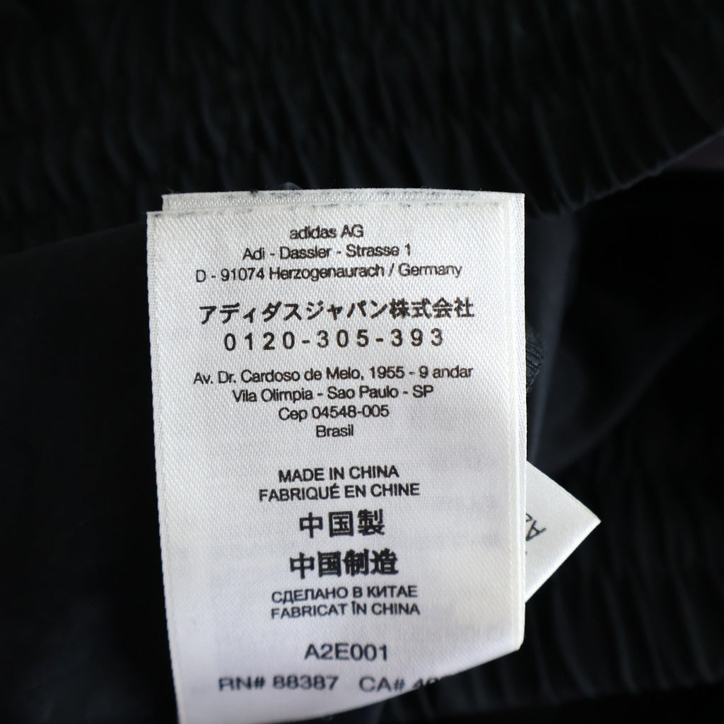 Y-3(ワイスリー) ロゴエンブロイダリー サイドジップナイロンスカートレイヤードパンツ ブラック HB3352