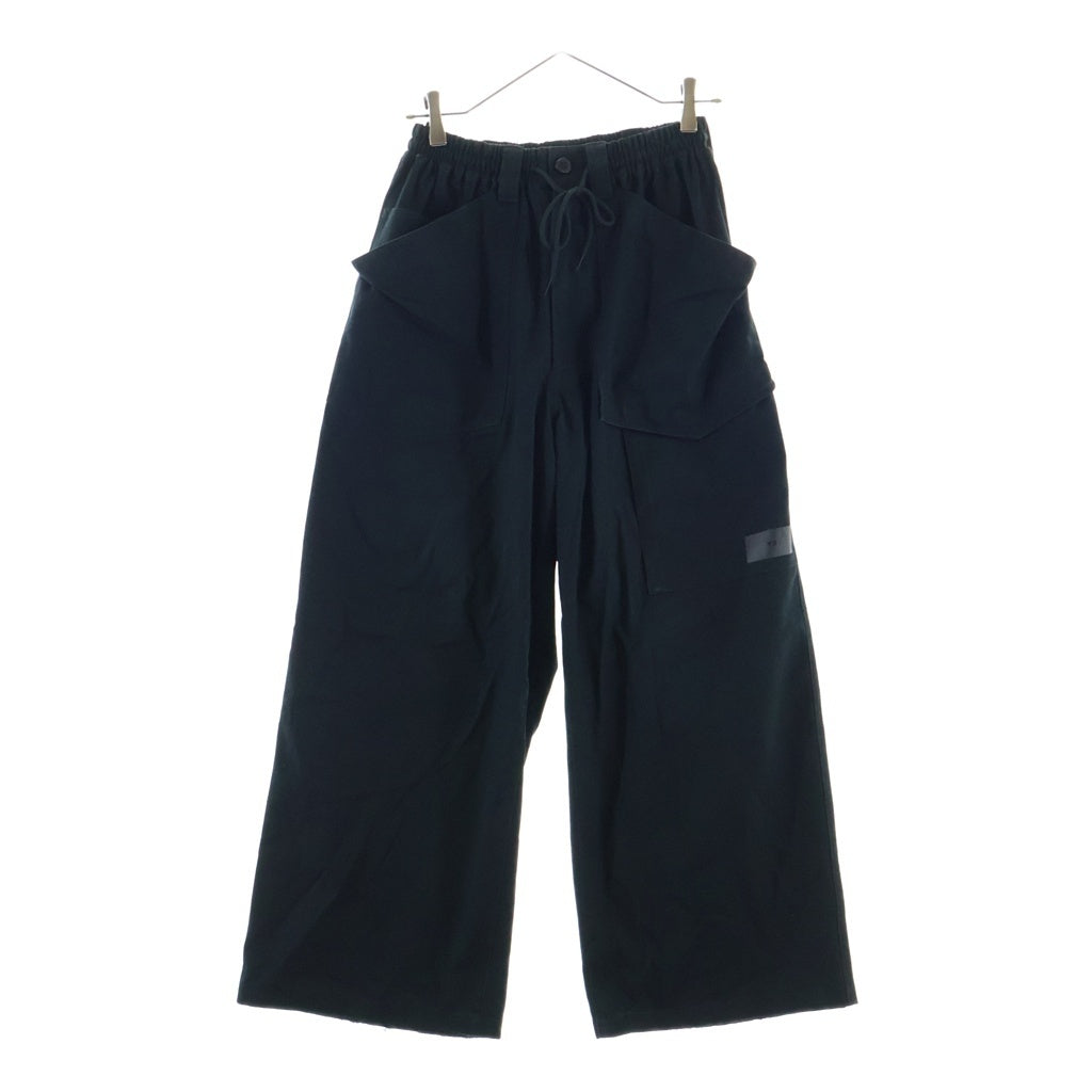 Y-3(ワイスリー) マルチポケット ジップアップ コットンワークパンツ ブラック IL2055