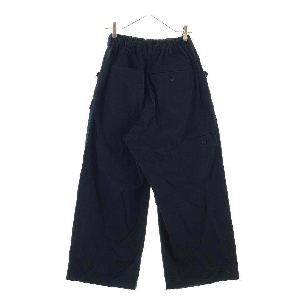 Y-3(ワイスリー) マルチポケット ジップアップ コットンワークパンツ ブラック IL2055