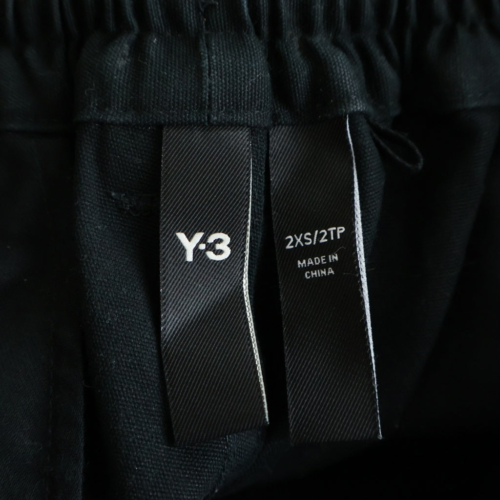 Y-3(ワイスリー) マルチポケット ジップアップ コットンワークパンツ ブラック IL2055