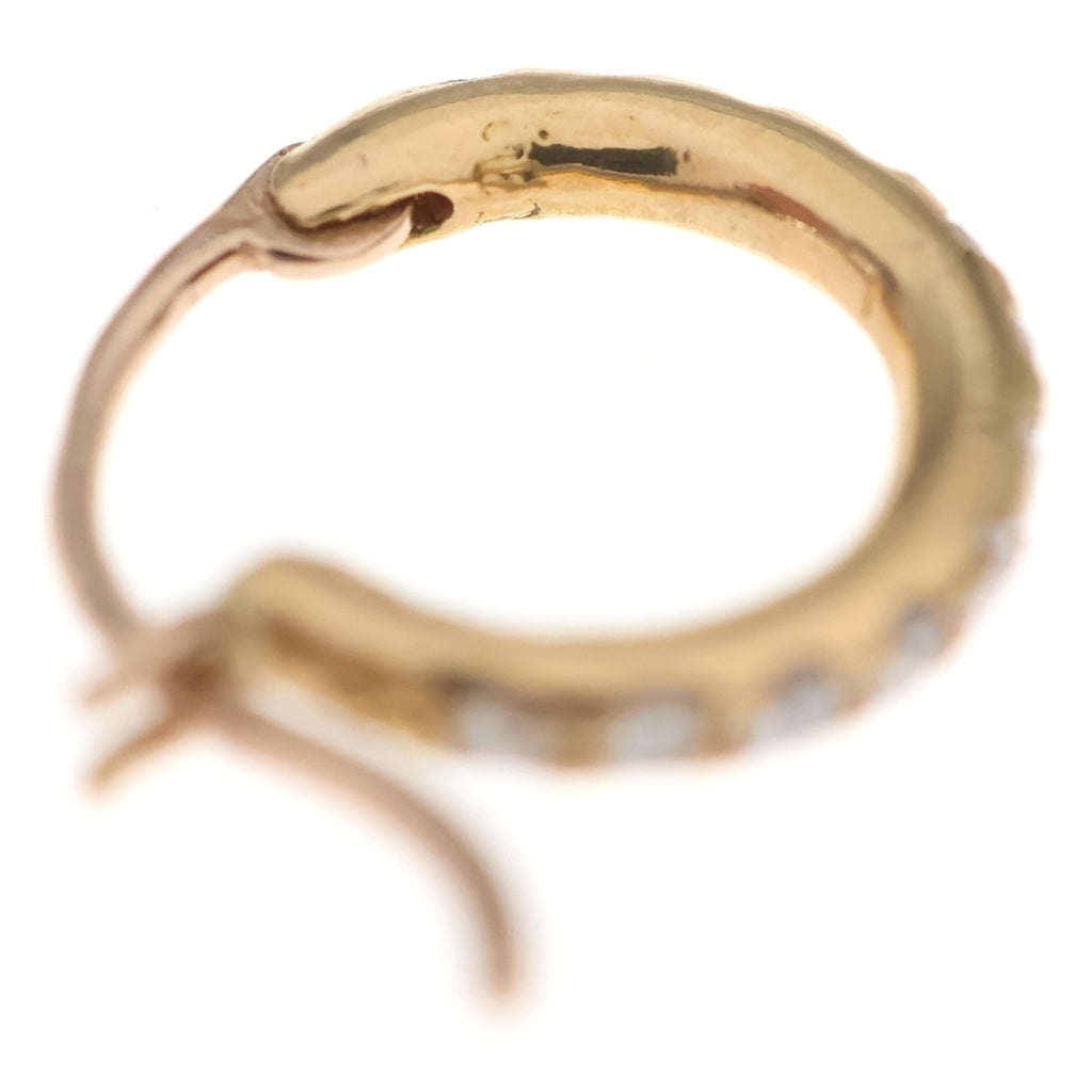 CHROME HEARTS(クロムハーツ) 22K HOOP TFL TINY P/D タイニーフープ PAVEダイヤ ピアス ゴールド