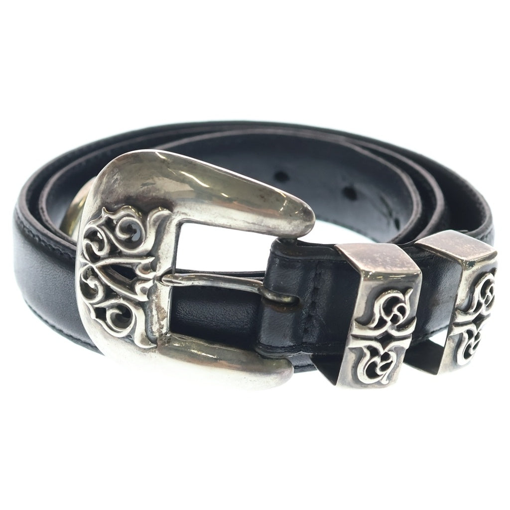 CHROME HEARTS(クロムハーツ) BLT CLASSIC 1.0 クラシック 3PC レザーベルト ブラック