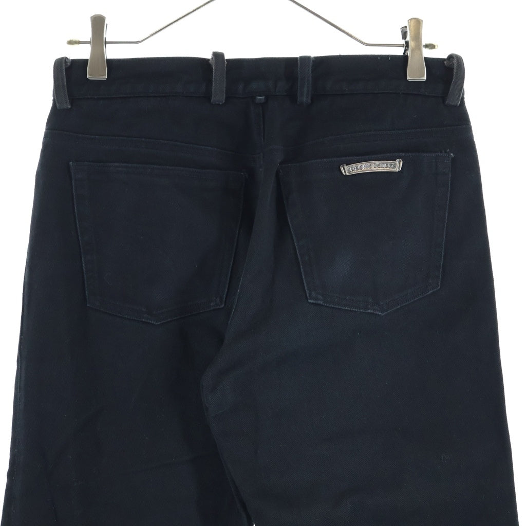 CHROME HEARTS(クロムハーツ) OLD FLEURKNEE DNM PANTS オールド フレアニー デニムパンツ ブラック