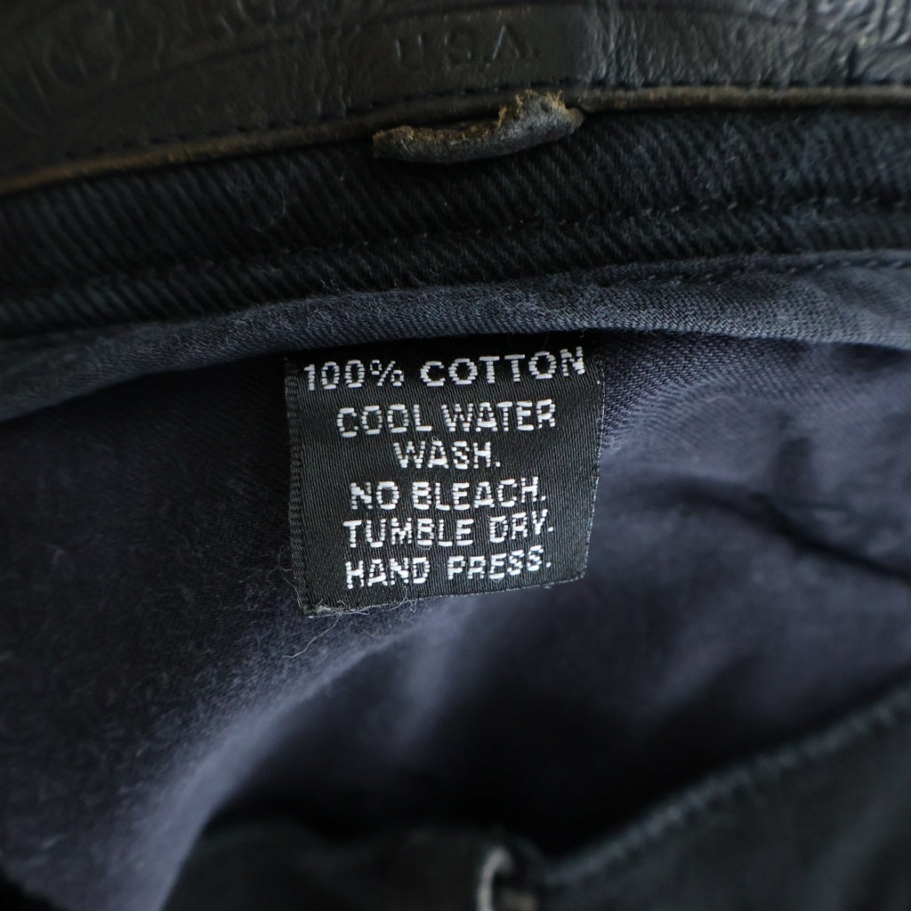 CHROME HEARTS(クロムハーツ) OLD FLEURKNEE DNM PANTS オールド フレアニー デニムパンツ ブラック