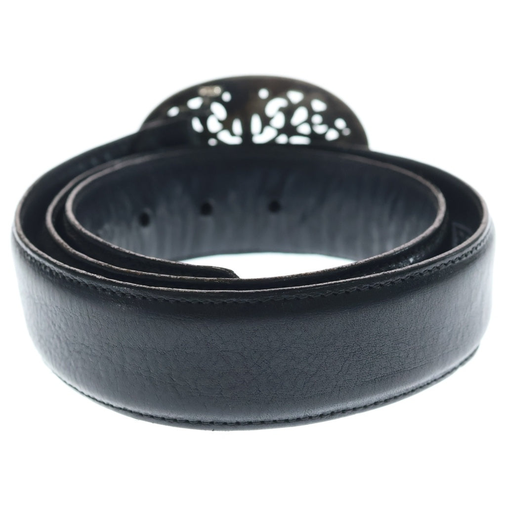 CHROME HEARTS(クロムハーツ) OLD OVAL CROSS STRAP1.5 オールド クラシックオーバルクロスバックル レザーベルト シルバー
