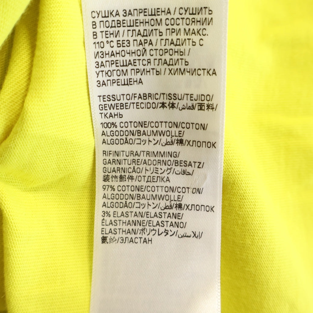 BALENCIAGA(バレンシアガ) 24SS DARKWAVE TEE ダークウェーブ フロントプリント クルーネック半袖カットソーTシャツ イエロー 739028 TPVN5