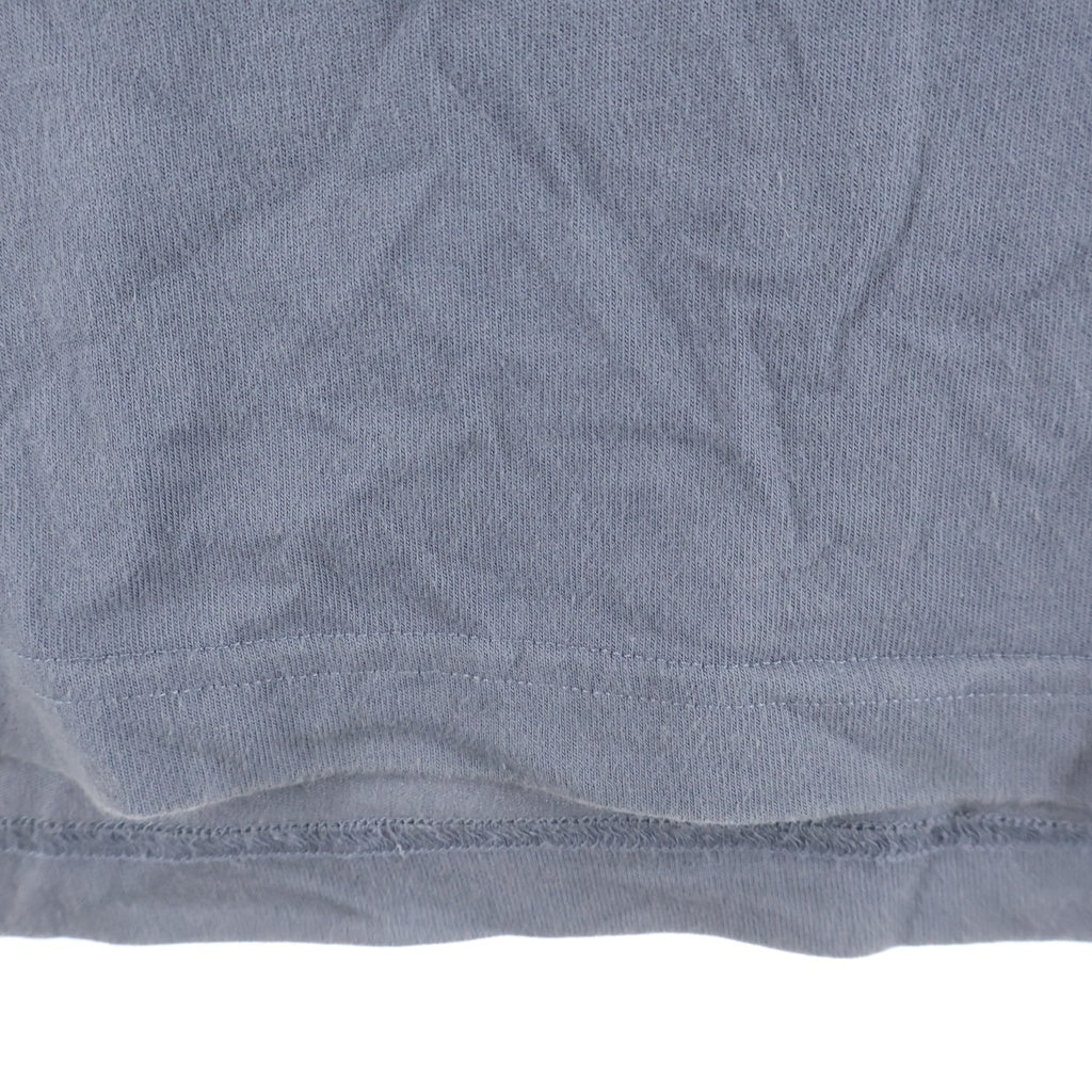 BALENCIAGA(バレンシアガ) 20SS REAL BALENCIAGA TEE リアルバレンシアガ フロントプリント クルーネック半袖カットソーTシャツ グレー 620969 TIV47