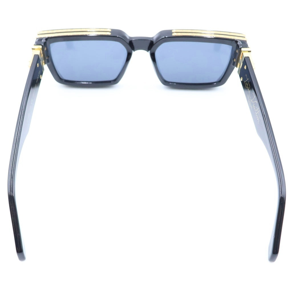 LOUIS VUITTON(ルイヴィトン) 1.1ミリオネア LVロゴフレーム スクウェアサングラス メガネ アイウェア ブラック Z1165E