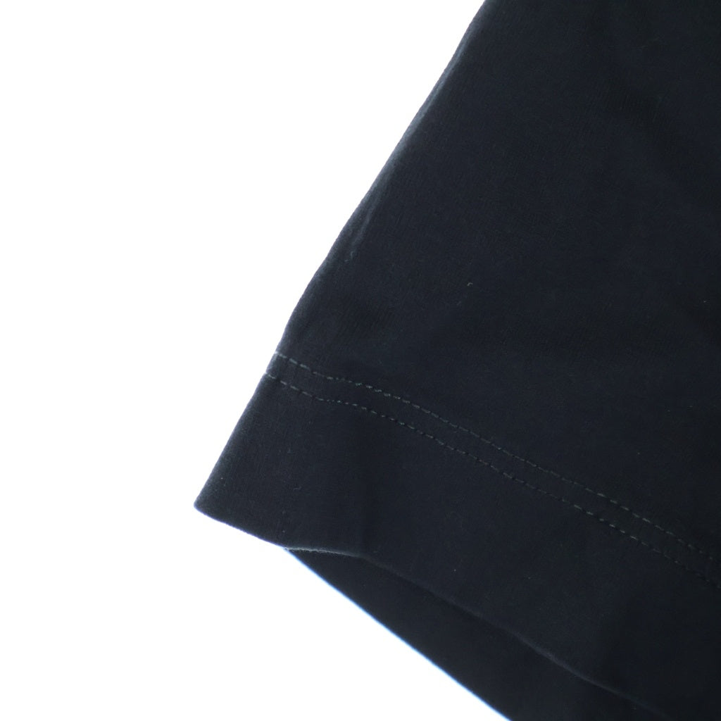 Maison Margiela(メゾンマルジェラ) DISTORTED LOGO TEE ディストーテッド ロゴ クルーネック半袖カットソーTシャツ ブラック S30GC0701 S22816