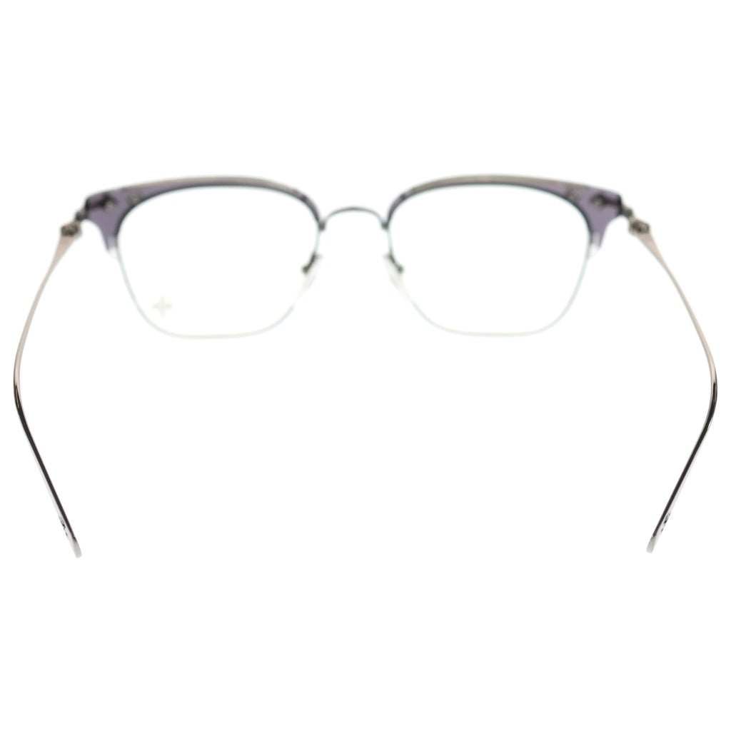 CHROME HEARTS(クロムハーツ) SLUNTRADICTION CHクロス ブロー型 サングラス アイウェア 54□19-148 シルバー/ブラック