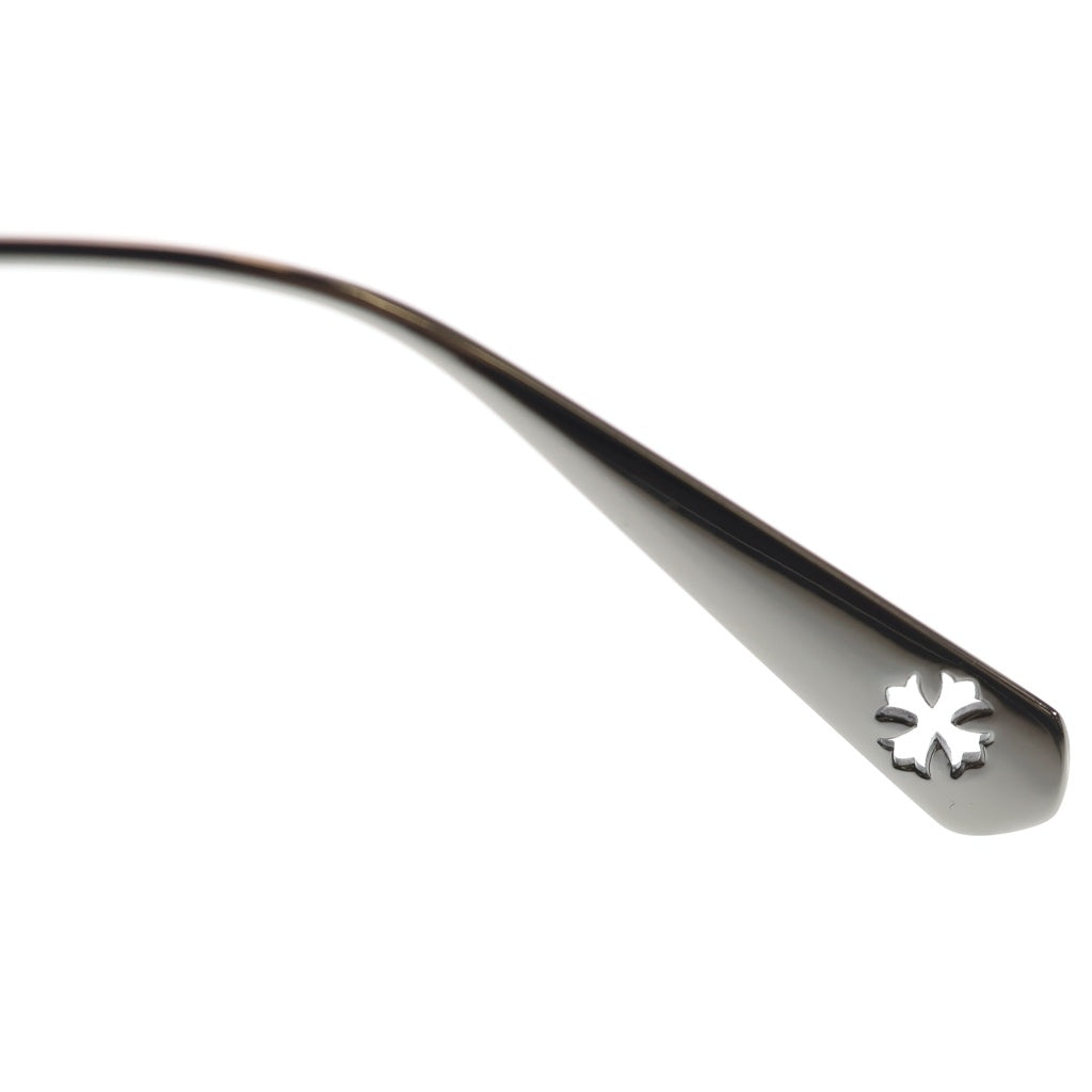 CHROME HEARTS(クロムハーツ) SLUNTRADICTION CHクロス ブロー型 サングラス アイウェア 54□19-148 シルバー/ブラック