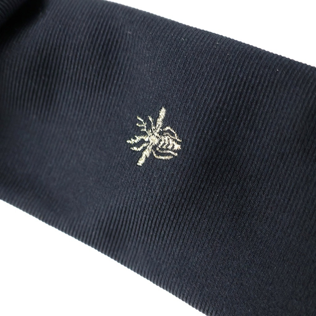 Dior HOMME(ディオールオム) BEE刺繍 ナロータイ ネクタイ ブラック