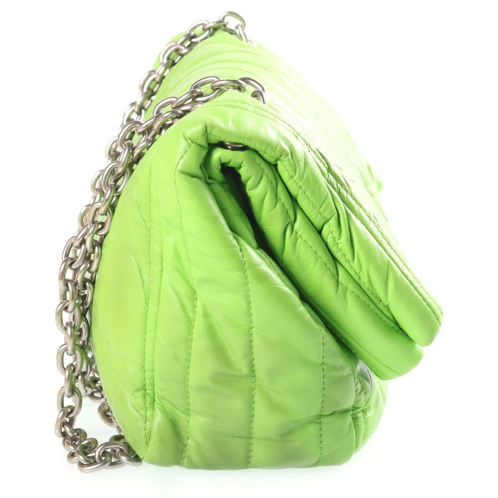 BALENCIAGA(バレンシアガ) MONACO モナコ BBロゴ レザーチェーンショルダーバック グリーン 765966 2AA1I 3824 30109 レディース