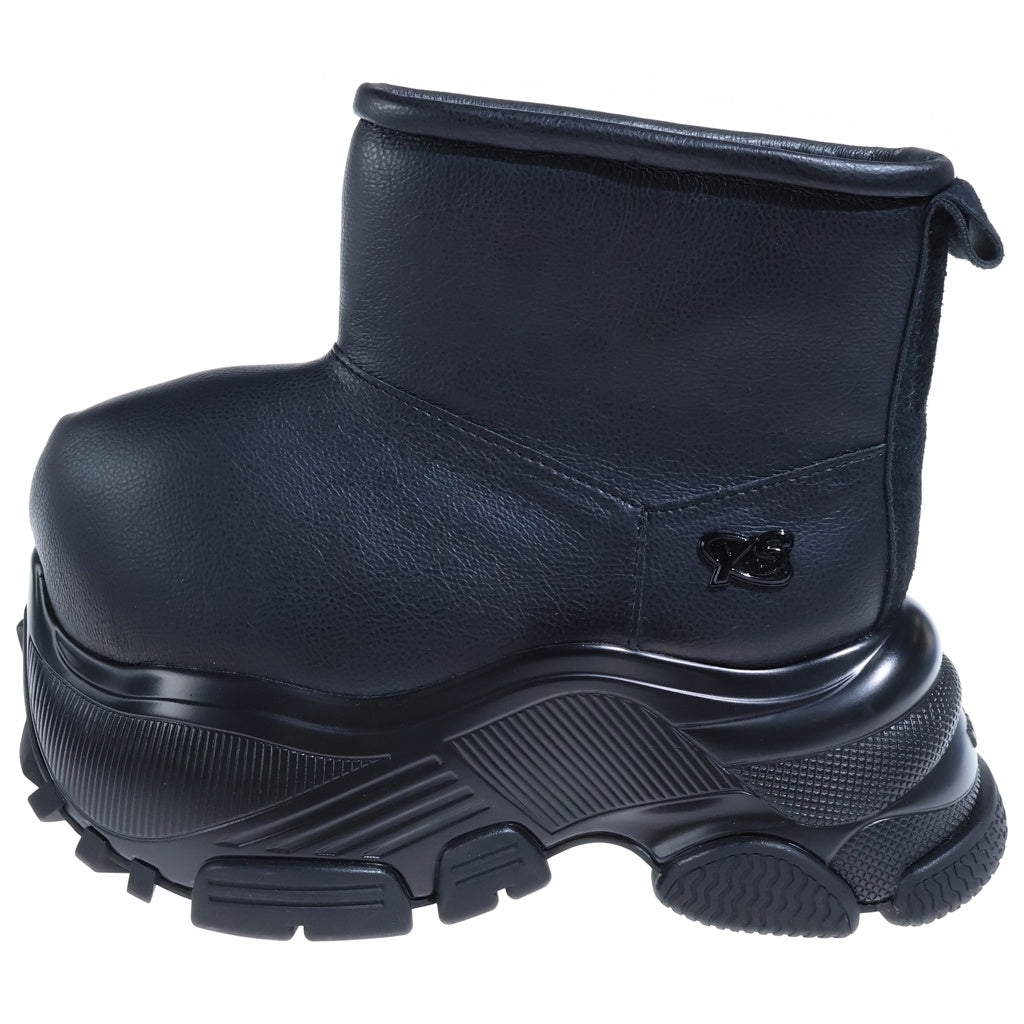 YELLO(イエロ) JACOB SHORT BOOTS ジェイコブ ショートブーツ ブラック YE-25A1-SB26 レディース