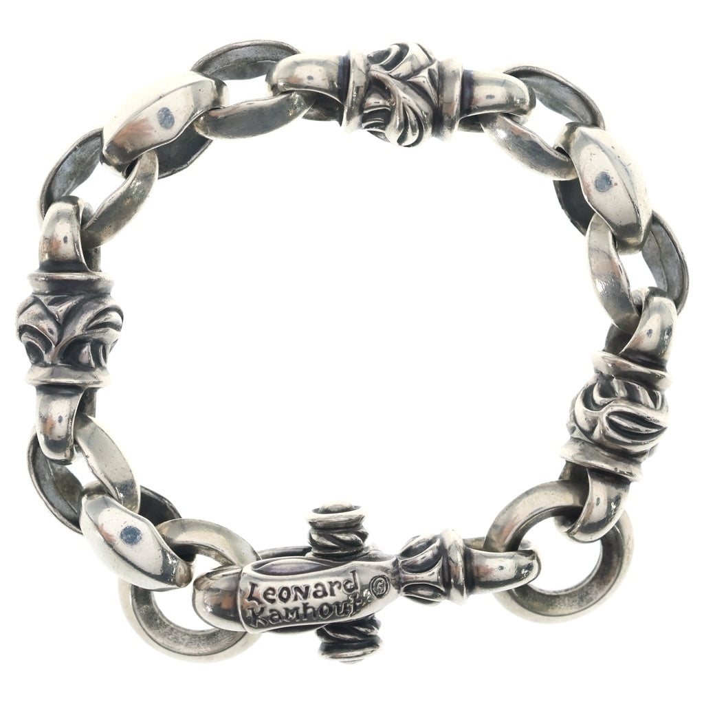 LEONARD KAMHOUT(レナードカムホート) Silk Link Bracelet シルク ホーク ブレスレット シルバー
