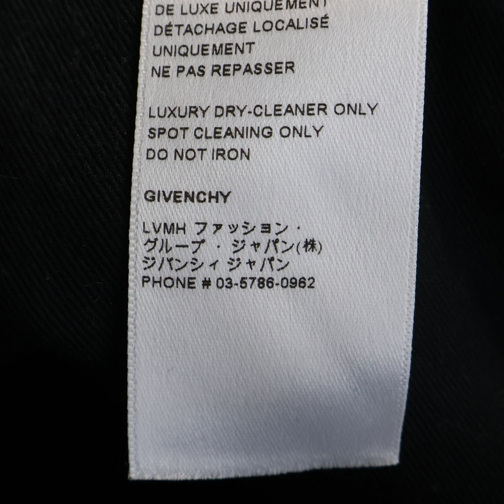 GIVENCHY(ジバンシィ) 21SS Cracked Denim Pants クラックコーティング加工デニムパンツ ホワイト BM50SU50M6