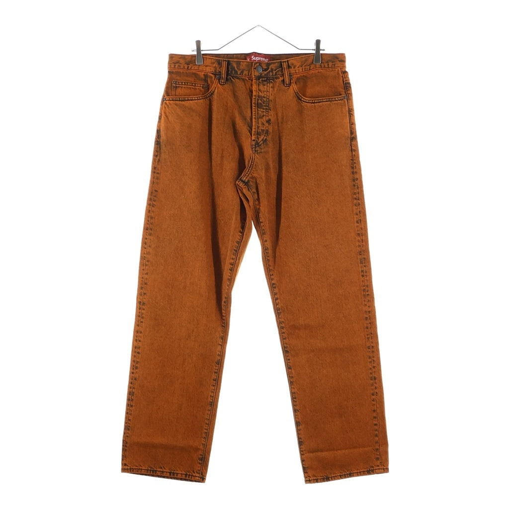 SUPREME(シュプリーム) 25AW Regular Jean Overdyed Orange レギュラージーンズ デニムパンツ オレンジ