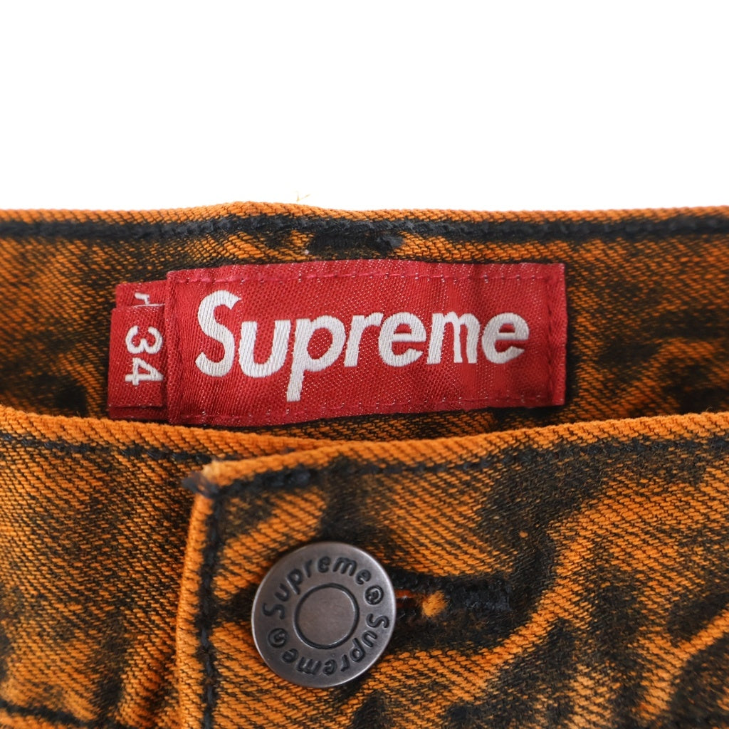 SUPREME(シュプリーム) 25AW Regular Jean Overdyed Orange レギュラージーンズ デニムパンツ オレンジ