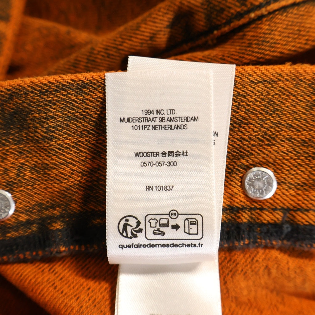 SUPREME(シュプリーム) 25AW Regular Jean Overdyed Orange レギュラージーンズ デニムパンツ オレンジ