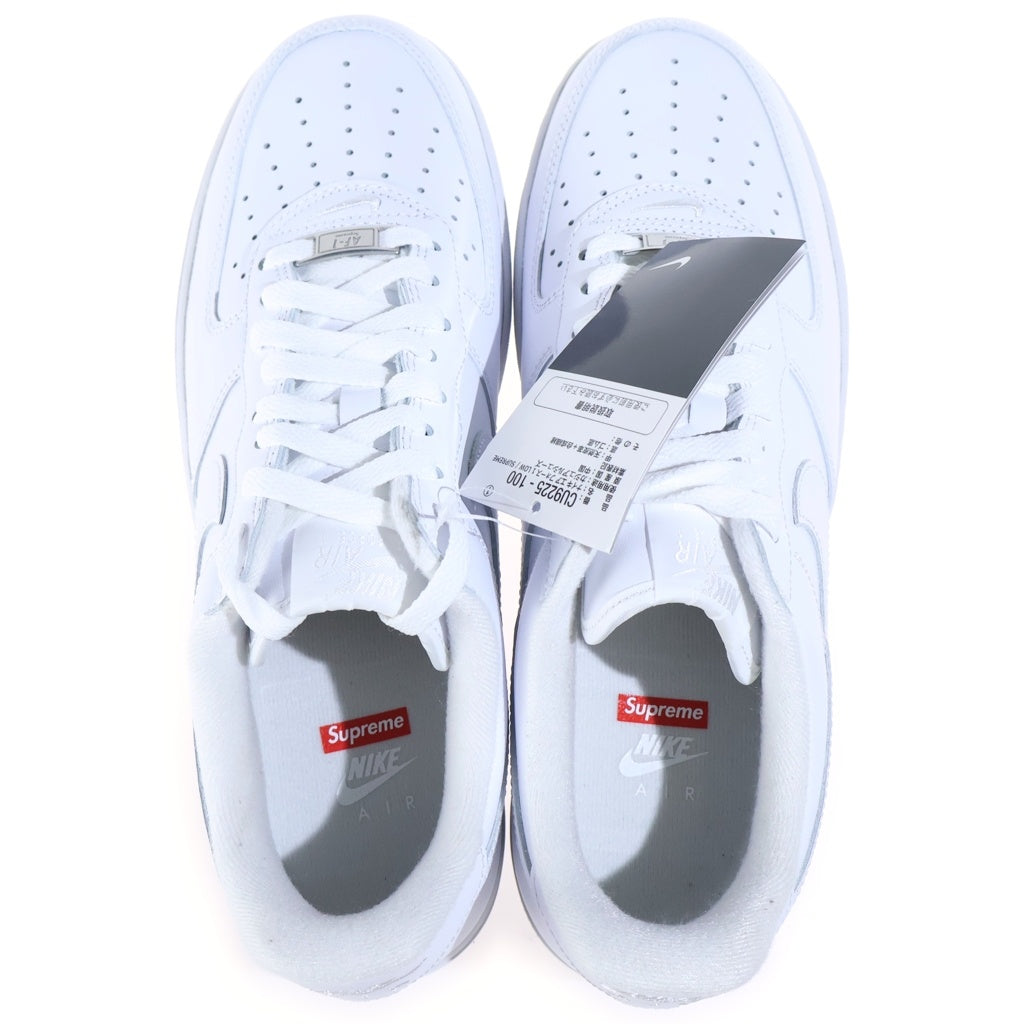 NIKE(ナイキ) ×Supreme Air Force 1 Low エアフォース1ロー ローカットスニーカー シューズ ホワイト CU9225-100