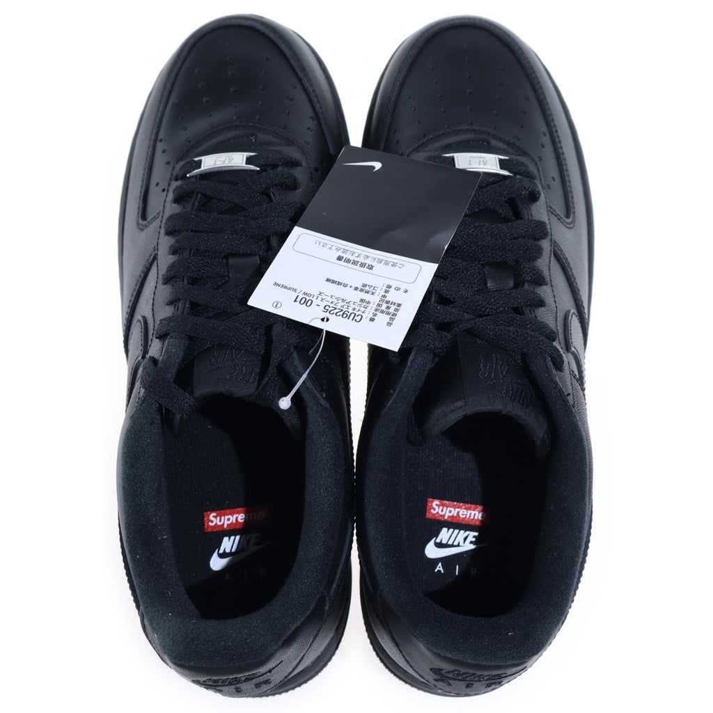 NIKE(ナイキ) ×Supreme Air Force 1 Low エアフォース1ロー ローカットスニーカー シューズ ブラック CU9225-001
