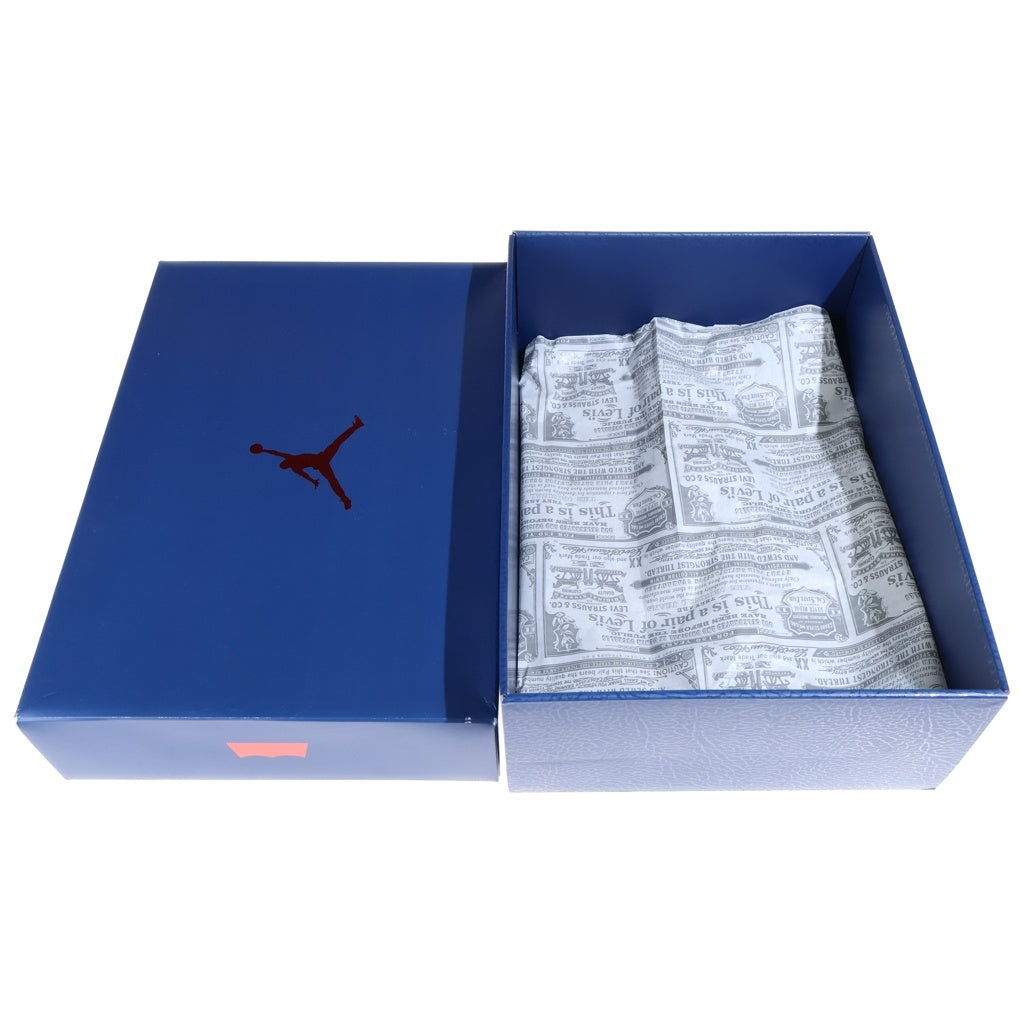 NIKE(ナイキ) ×LEVIS AIR JORDAN 3 RETRO SP リーバス エアジョーダン3 レトロ デニムハイカットスニーカー ブラック/グレー US8/26cm IR0914-400