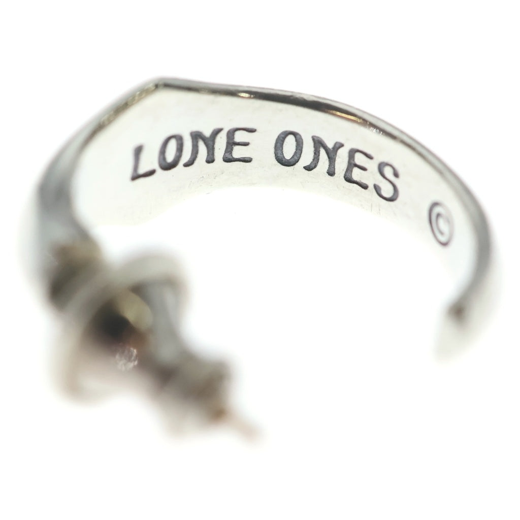 LONE ONES(ロンワンズ) メイティングフライト イヤリング シルクフープ スモール シルバー
