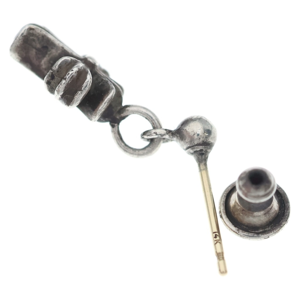 CHROME HEARTS(クロムハーツ) DRP STCK CH CRS スタックCHクロスドロップピアス シルバー