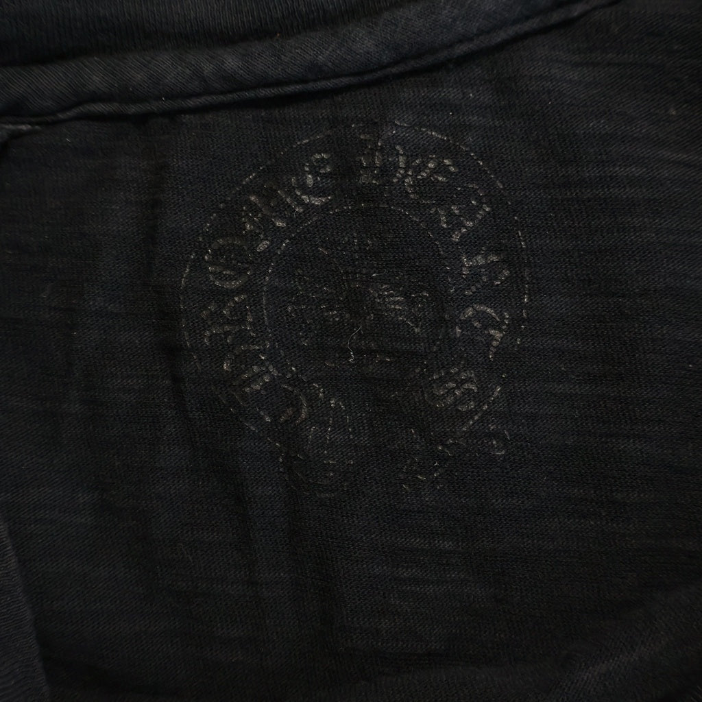 CHROME HEARTS(クロムハーツ) CEMETWRY CROSS RAGLAN T-SHIRT セメタリークロス ラグランロングスリーブTシャツ ブラック/グレー