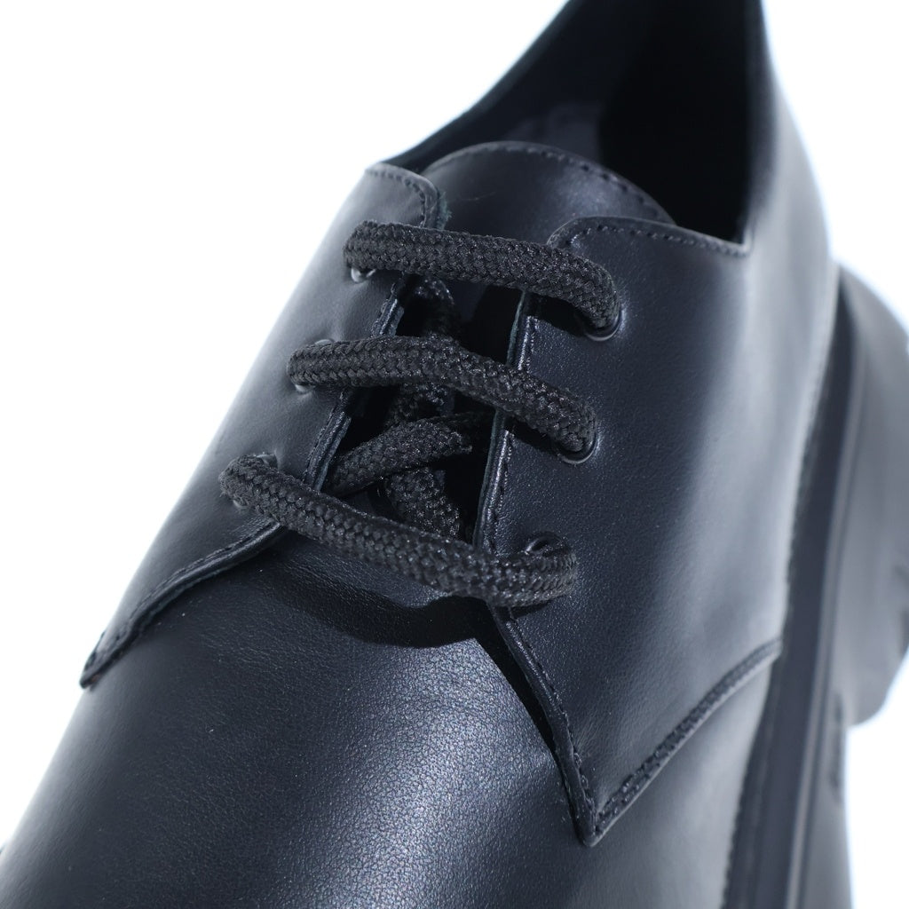 COMME des GARCONS(コムデギャルソン) 24AW ×PHILEO フィレオ プラットフォームダービーシューズ ブラック GN-K104