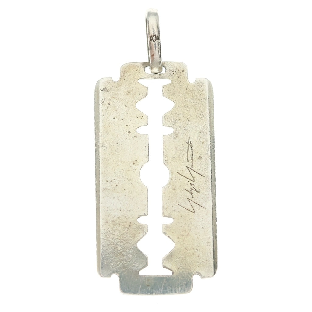 Yohji Yamamoto(ヨウジヤマモト) RAZOR PENDANT レイザー カミソリモチーフ ペンダントトップ シルバー