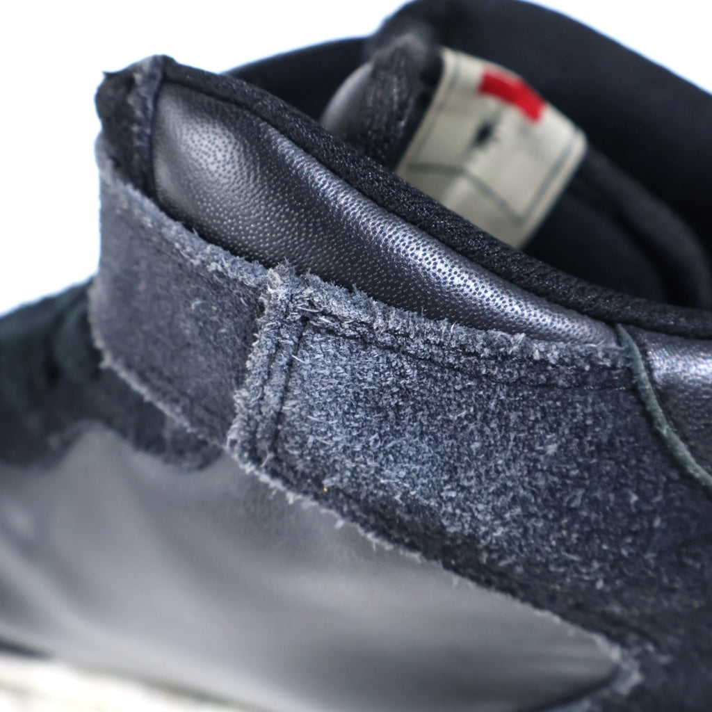 MAISON MIHARAYASUHIRO(メゾンミハラヤスヒロ) WAYNE OG SOLE DR LEATHER HIGH TOP ウェインOG レザーハイカットスニーカー ブラック A10FW709