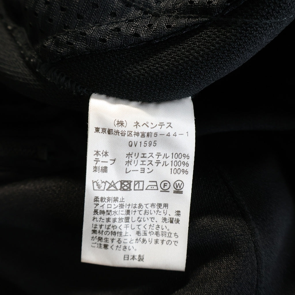 Rebuild by needles(リビルドバイニードルス) H.D. TRACK PANT ヒザデルトラックパンツ ブラック QV1595