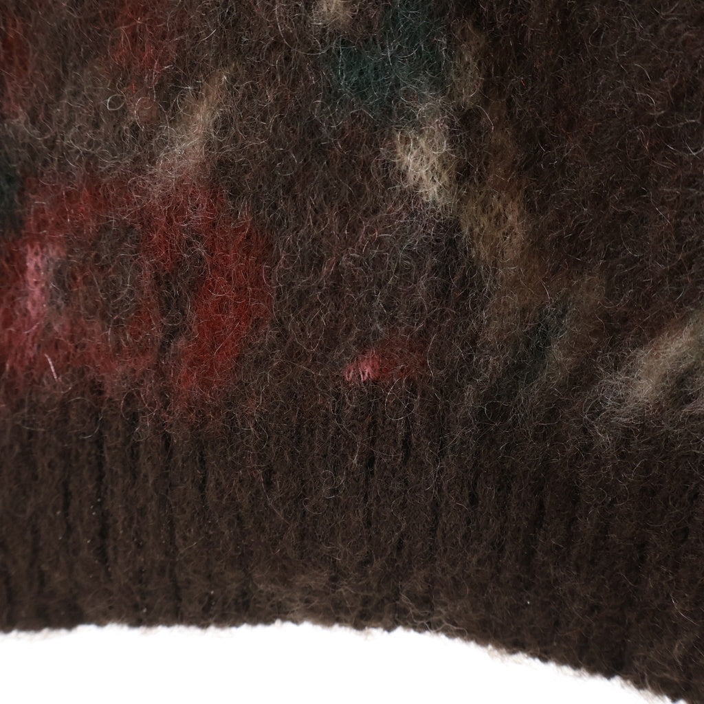 Rebuild by needles(リビルドバイニードルス) 22AW MOHAIR CARDIGAN モヘアカーディガン ブラウン LQ270
