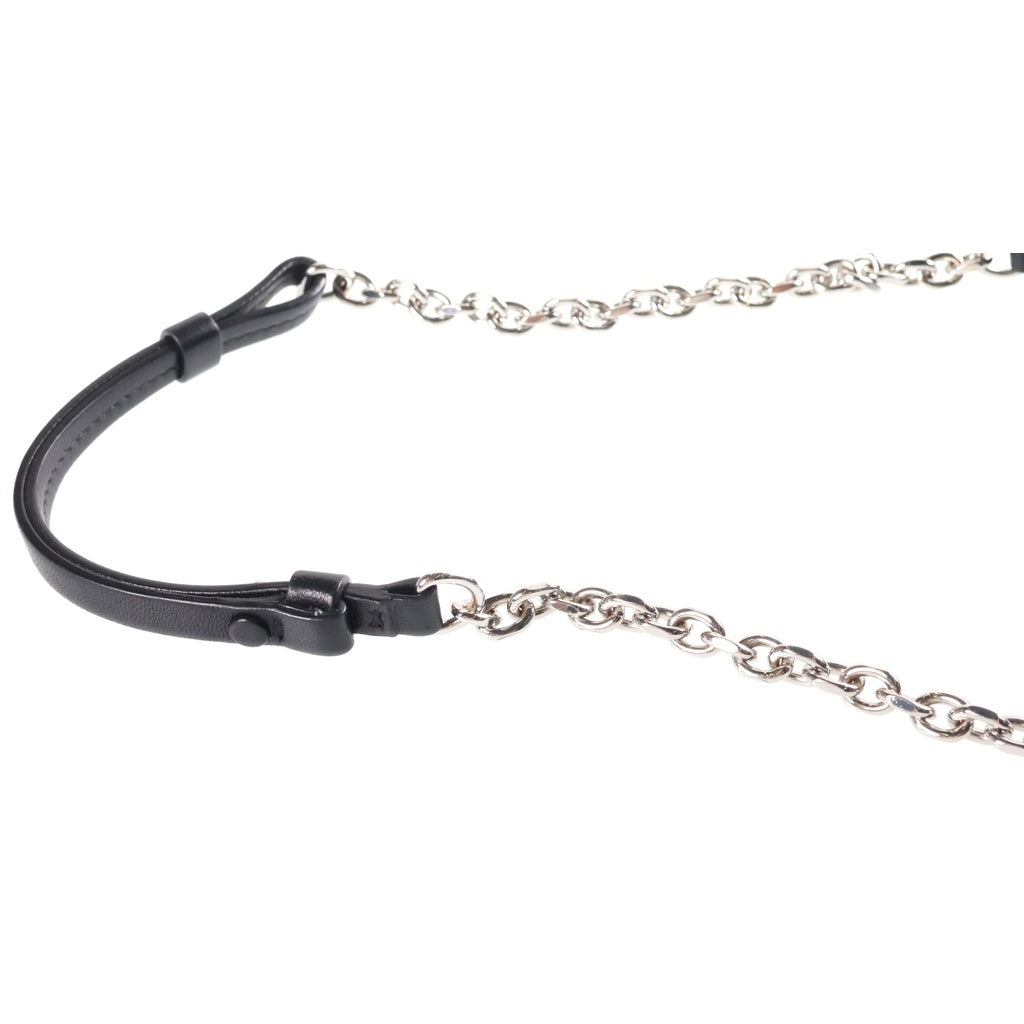 Maison Margiela(メゾンマルジェラ) GLAM SLAM HOBO MICRO グラムスラム ホーボー マイクロレザーショルダーバッグ ブラック SB1WG0021 P4300 T8013 レディース