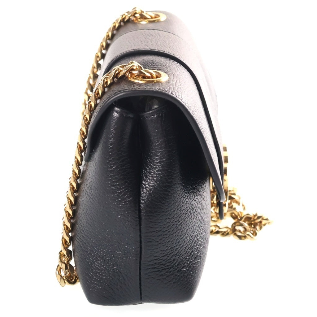 CELINE(セリーヌ) ミニ ヴィクトワール サプルグレインドカーフスキン レザーショルダーバッグ ブラック 10N113GGR.38NO レディース