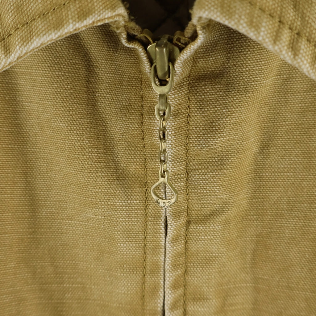 UNDERCOVER(アンダーカバー) 26AW キルティングブルゾン バックグラフィックデザインジップアップジャケット ブラウン UC2F4202-1