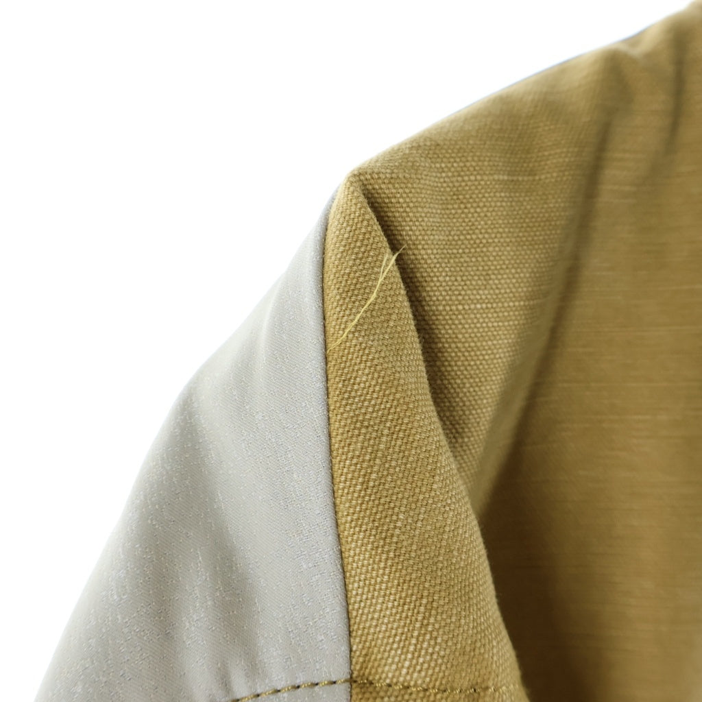 UNDERCOVER(アンダーカバー) 26AW キルティングブルゾン バックグラフィックデザインジップアップジャケット ブラウン UC2F4202-1