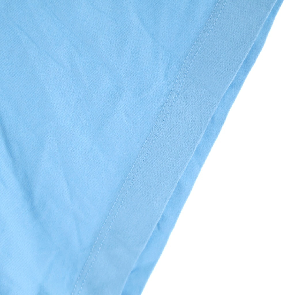 MM6 Maison Margiela(エムエムシックスメゾンマルジェラ) 24SSナンバリングロゴ クルーネック半袖カットソーTシャツ ブルー SH0GC0017 S24312