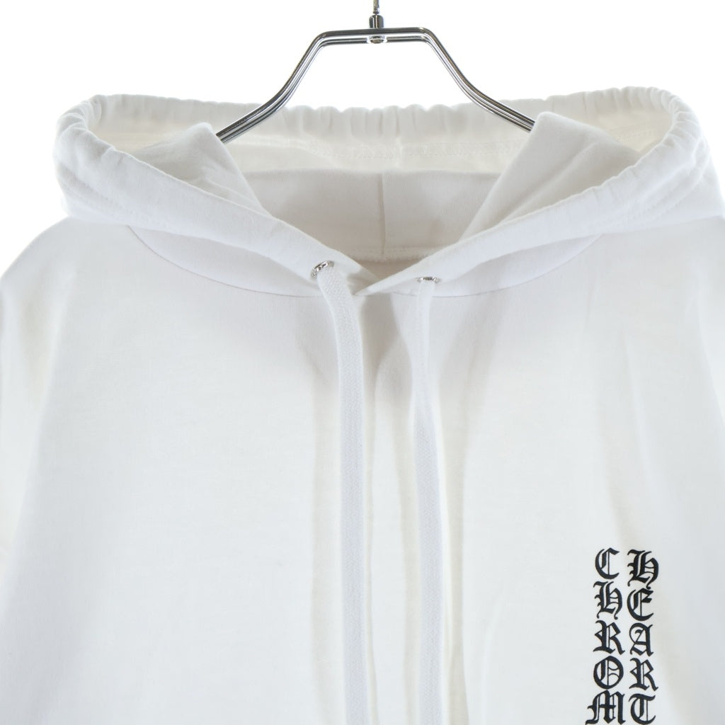 CHROME HEARTS(クロムハーツ) Vertical Arm Logo Hoodie バーティカルアームロゴフーディー パーカー ホワイト