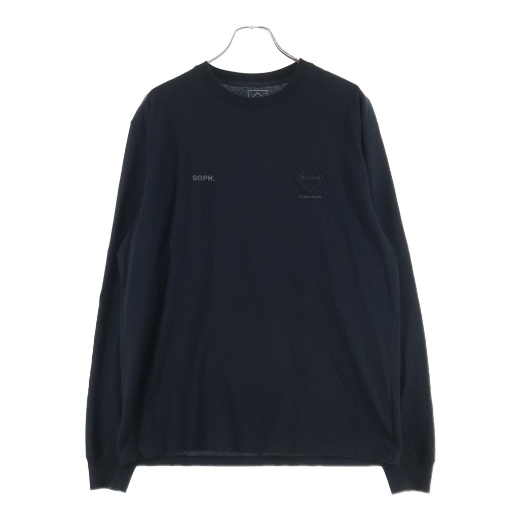 F.C.R.B.(エフシーアールビー) 23AW×WILDSIDE YOHJI YAMAMOTO TEAM EMBLEM TEE ロングスリーブTシャツ カットソー ブラック FCRB-232130