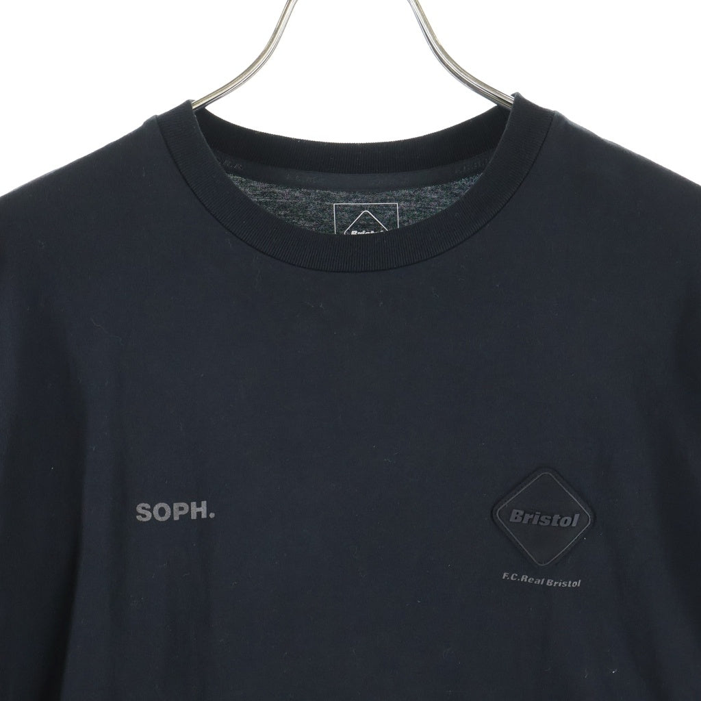 F.C.R.B.(エフシーアールビー) 23AW×WILDSIDE YOHJI YAMAMOTO TEAM EMBLEM TEE ロングスリーブTシャツ カットソー ブラック FCRB-232130