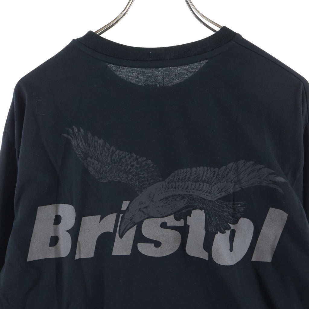 F.C.R.B.(エフシーアールビー) 23AW×WILDSIDE YOHJI YAMAMOTO TEAM EMBLEM TEE ロングスリーブTシャツ カットソー ブラック FCRB-232130