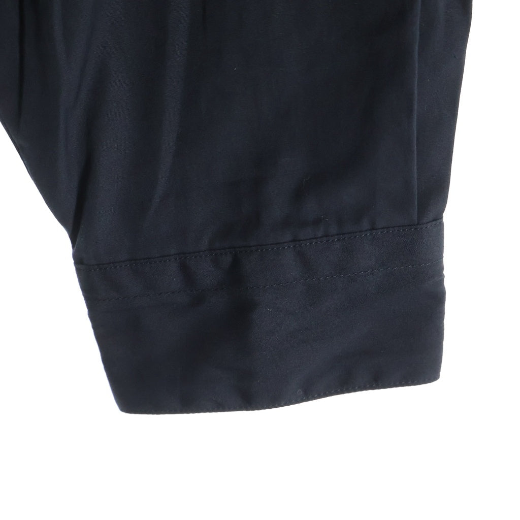 F.C.R.B.(エフシーアールビー) 23AW× WILDSIDE YOHJI YAMAMOTO BIG LOGO BAGGY SHIRT ワイルドサイド ヨウジ ヤマモト ビッグ ロゴ バギー 長袖シャツ ブラック FCRB-232129