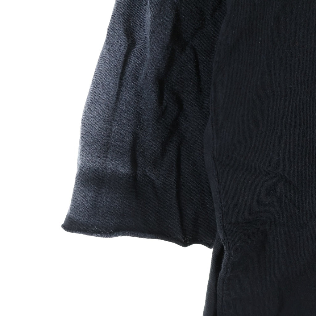 ALCHEMIST(アルケミスト) LARGE GRADIENT LOGO T-SHIRT ラージグラディエントロゴ ダメージ加工 クルーネック半袖Tシャツ カットソー ブラック