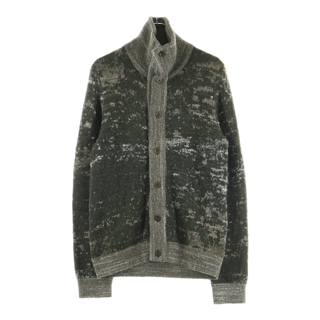 Maison Margiela(メゾンマルジェラ) 10AW カモ柄ハイネックセーター ニット カーディガン グリーン S30HA0332