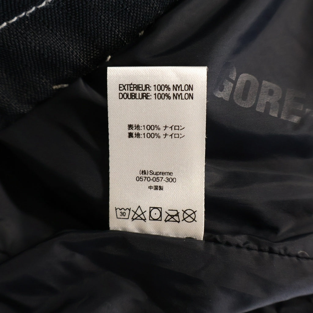 SUPREME(シュプリーム) 19AW GORE-TEX Contrast Stitch Anorak ゴアテックス コントラスト ステッチ アノラック ジャケット ブラック