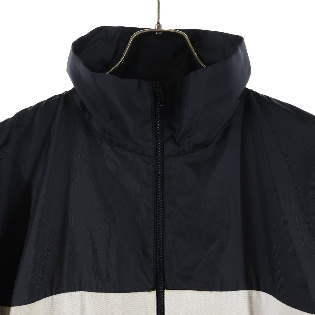 BALENCIAGA(バレンシアガ) 19SS NYLON LOGO DENIM JACKET ナイロンロゴ デニムジャケット ブラック 529213 TBQ03